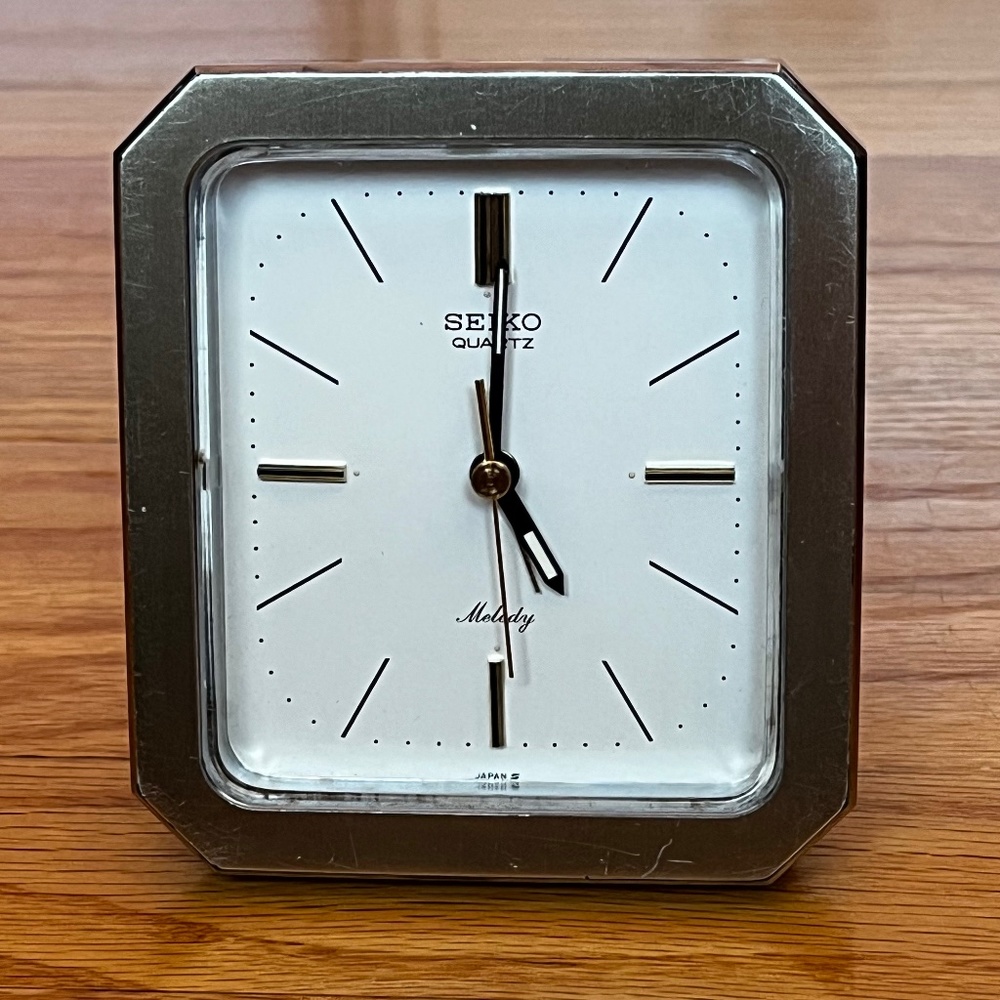 Vintage Seiko Alarm Clock - Melody QM102G